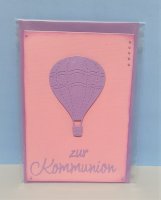 Karte "Zur Kommunion" (Ballon)