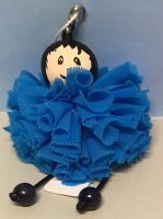 Anhänger Püppchen blau