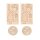 Holz Steckteil Winter Bär,FSC Mix Credit, 8,2cm, 6cm ø, SB-Btl. 2Set, natur