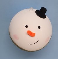 Schneemann-Kugel