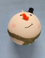 Schneemann-Kugel
