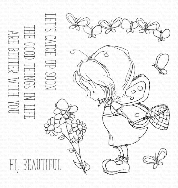 My Favorite Things Flutterby Friends Clear Stamps (TI-003)