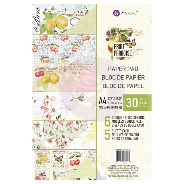 Prima Marketing Fruit Paradise A4 Paper Pad (638375)