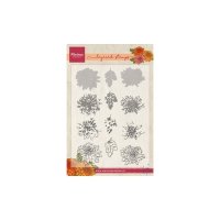 Clear Stamp Set Chrysanthemen / Blumen