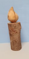 Holzkerze (gross)