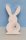 Hase aus Raysin mit Pusteblume (weiss, silber)