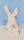 Hase aus Raysin mit Pusteblume (weiss, silber)