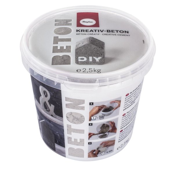 Kreativ-Beton, Eimer 2,5kg
