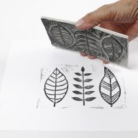 Creativ Company Stempel Zubehör Arbeitsblock für Linoldruck 1 Stück