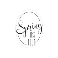 Label Spring ins FELD, 4x5,5cm, SB-Btl 1Stück