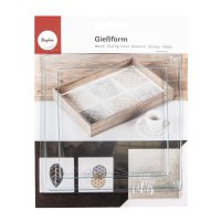 Giessform: Fliese, 11x11cm, Tiefe 1cm
