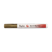 Acryl-Marker, Rundspitze 2-4 mm, mit Ventil, gold