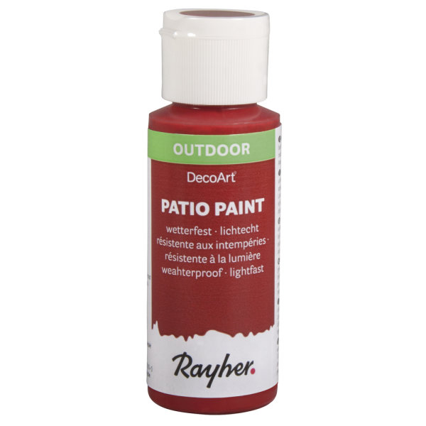Patio-Paint, Flasche 59 ml, klassikrot