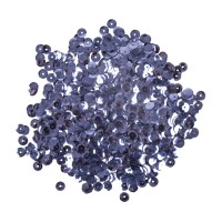 Pailletten, gewölbt, 6mm ø, SB-Box 4000Stück, m.blau