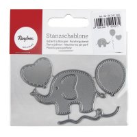 Stanzschabl. Set: Baby Elephant, SB-Btl 4Stück, 2,1-8,5cm