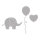 Stanzschabl. Set: Baby Elephant, SB-Btl 4Stück, 2,1-8,5cm