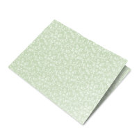 Nepalpapier Ranken mit Blüten auf Grün