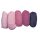 Reine Schurwolle, meliert, Vlies, 5 Farben à 20g, Rosa-Töne