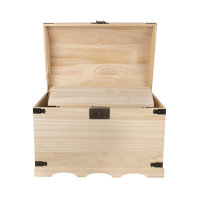 Holz-Truhen-Set, 2 Grössen, 37x21x26 cm + 44,8x28,8x32 cm