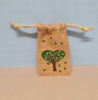 Jute-Säckli "Herzbaum /Rudolph"