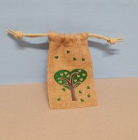 Jute-Säckli "Herzbaum /Rudolph"