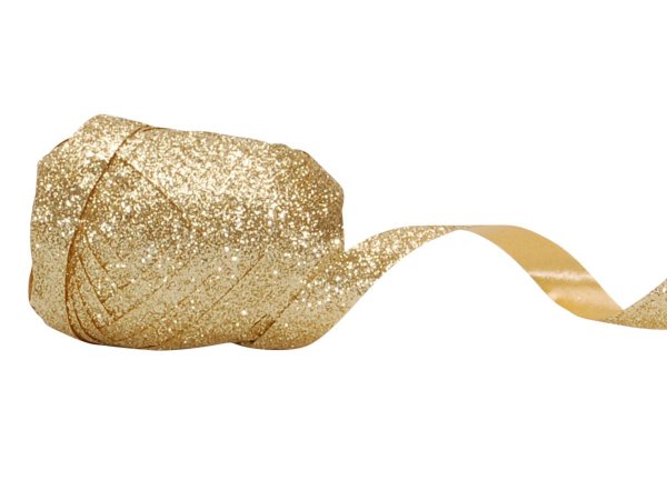 SPYK Band Poly glitter 10mmx10m gold