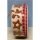 Dekoband rot-weiss mit Lebkuchenmännchen und Sternen, 25mm x 1m