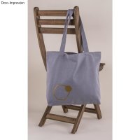 Basic Shopper, 46x35cm, 330g/m², SB-Btl 1Stück, grau