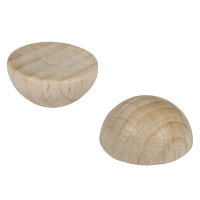 Holzhalbkugeln FSC 100%, Buche, 12mm ø, SB-Btl 32...