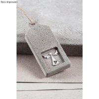 Giessform: Geschenkanhänger, Motivgrösse 4 x 9 x 1,7 cm