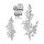 Spellbinders Fragrant Flowers Clear Stamps