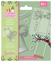 Garden Gnomes Stempel- und Stanzenset Schaukel