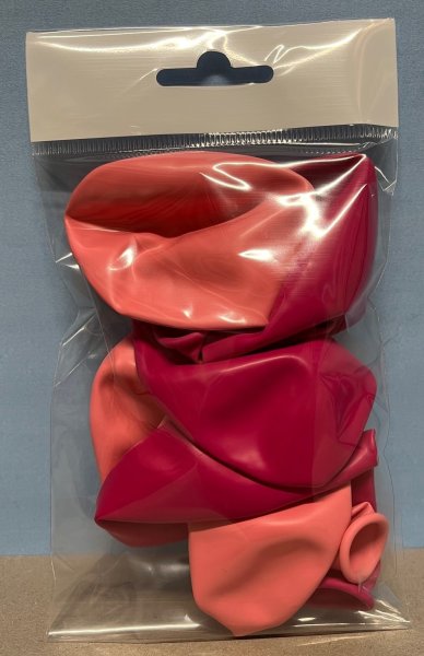 Latex-Luftballons, Durchm. 30cm, 6 Stk., je 3x rosa und magenta