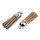 Quasten Wildleder-Imitation 10 x 35 mm, 5 Stück, braun