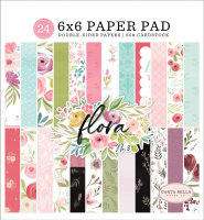 Papierblock 6x6 nch, Flora No. 3