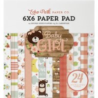 Papierblock 6x6 Inch, Baby Girl