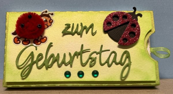 Springböxli für Gutschein oder Geldnote