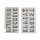 Silikon Giessform ABC, 2teilige Form mit 26 Buchstaben, Box