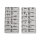 Silikon Giessform ABC, 2teilige Form mit 26 Buchstaben, Box