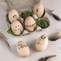 Clear Stamps - Frohe Ostern, 102,5x97mm, 11 Motive, SB-Btl. 1Bogen