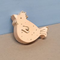 Huhn aus Raysin (pastellachs-gold)