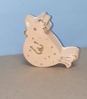 Huhn aus Raysin (pastellachs-gold)