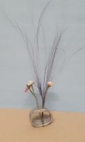 Trockenblumen-Ringständer (silber)
