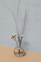 Trockenblumen-Ringständer (silber)