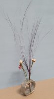 Trockenblumen-Ringständer (silber)