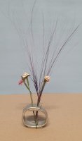 Trockenblumen-Ringständer (silber)