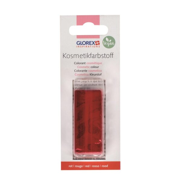 Glorex Kosmetikfarbstoff 25 g, Rot