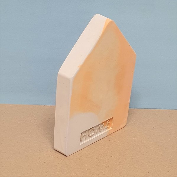 Haus aus Raysin HOME  (blau-orange)