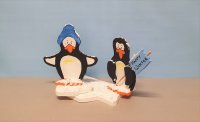 Pinguine auf Eisscholle