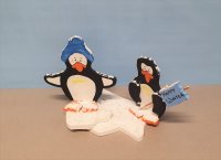 Pinguine auf Eisscholle